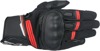 Booster Motorcycle Gloves Black/Red 2X-Large