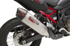RS-12ADV Street Slip On Exhaust - SS/CF - For 20-22 Honda CRF1100L Africa Twin