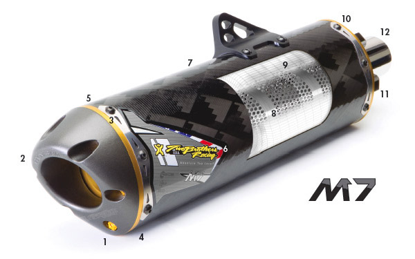 two brothers m7 muffler exhaust anatomy diagram