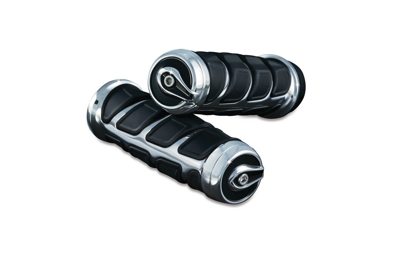 Kuryakyn Kinetic Grips 7/8" Chrome Universal Fit - Click Image to Close
