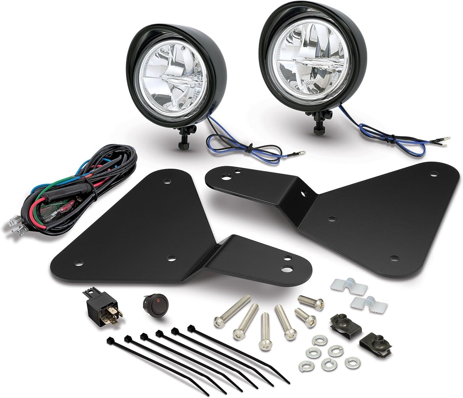 Show Chrome Focus Driving Light Black 41-302LBK - Click Image to Close