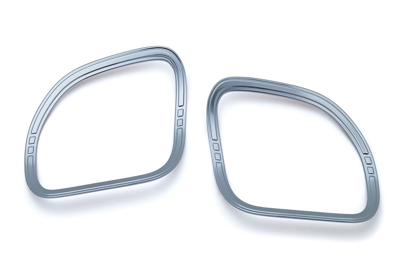 Kuryakyn Tri-Line Speaker Accents Chrome Fits Road Glide - Click Image to Close