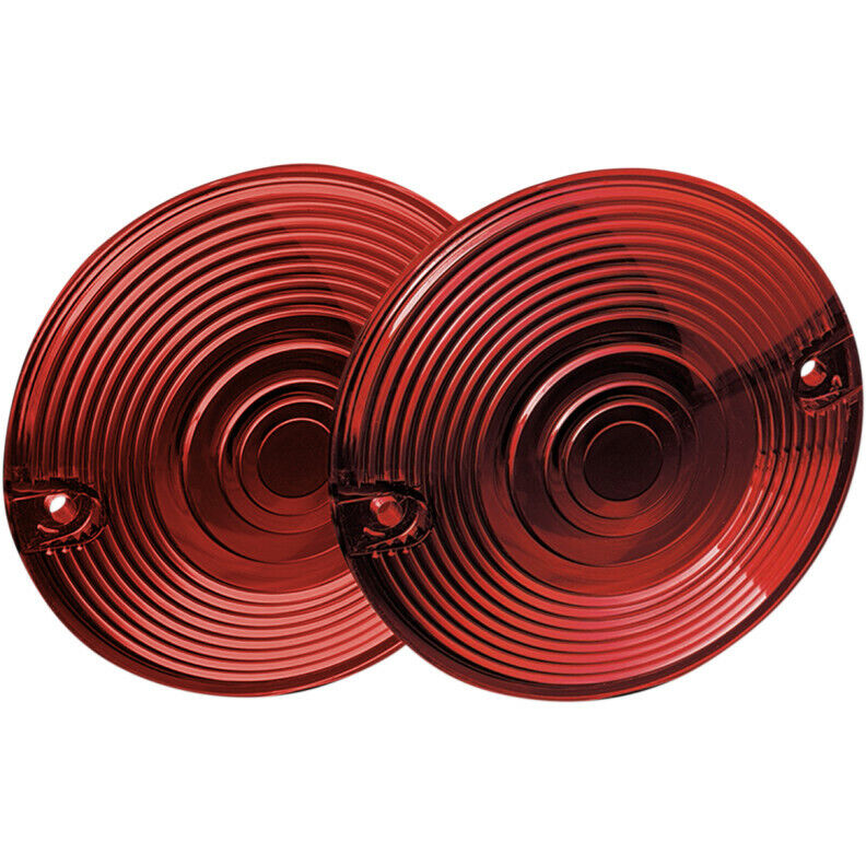 Kuryakyn Red Lenses for Flat Turn Signals â€“ Pair - Click Image to Close