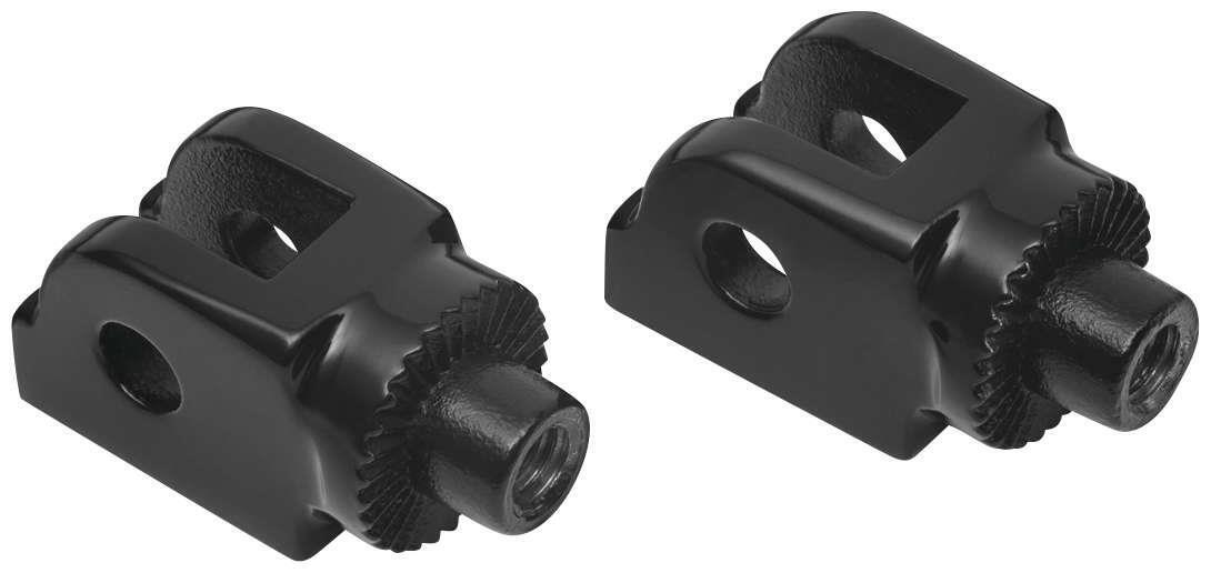 Kuryakyn Spline Driver Peg Adaptor Black (Pair) - Click Image to Close