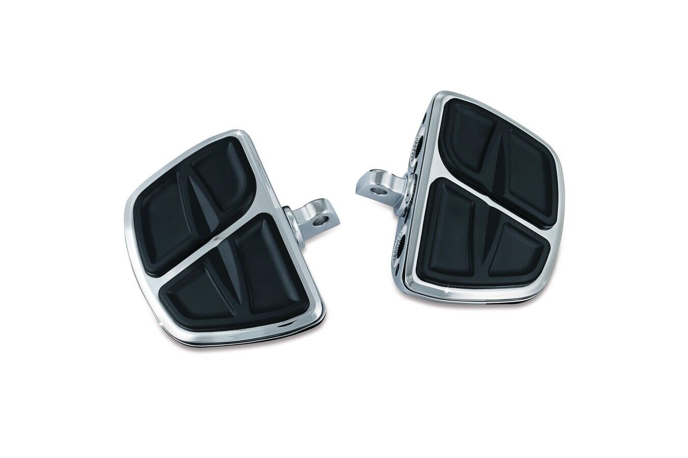 Kuryakyn Kinetic Mini Boards with Adapter Chrome - Click Image to Close