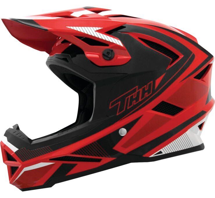 THH T-42 BMX Acceler Helmet Red/White Large - Click Image to Close