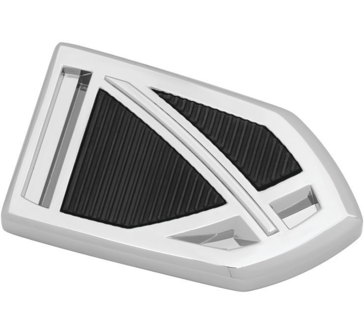 Kuryakyn Phantom Brake Pedal Pad Chrome Fits FL Touring Models - Click Image to Close