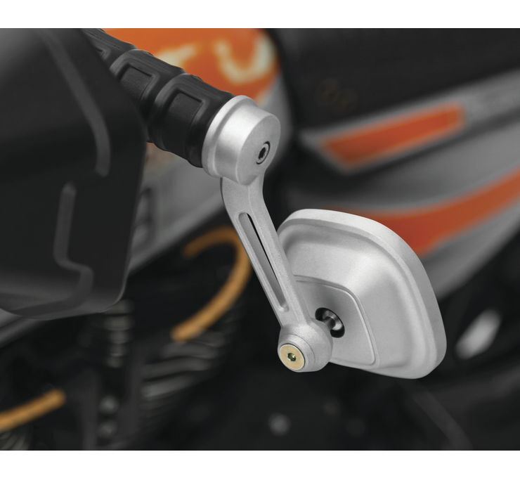 Kuryakyn Dillinger Bar End Mirrors Silver - Click Image to Close
