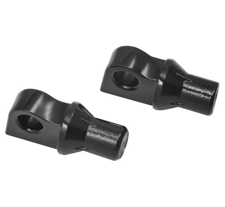 Kuryakyn Peg Adapter Male Mount Black Fits Harley-Davidson - Click Image to Close