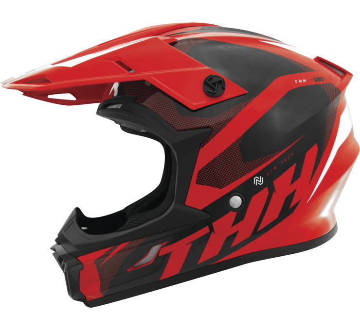 THH T710X Airtech Offroad Helmet Red/Black 2XL - Click Image to Close