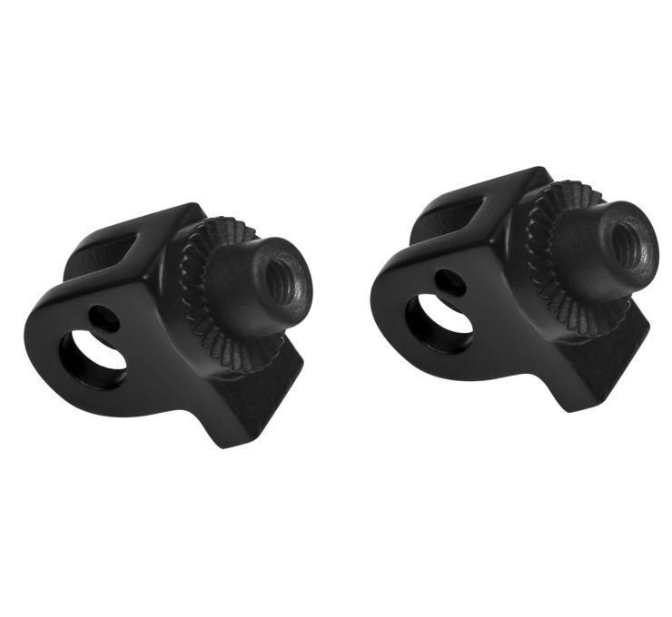 Kuryakyn Splined Peg Adapter Satin Black (Pair) Fits Triumph - Click Image to Close