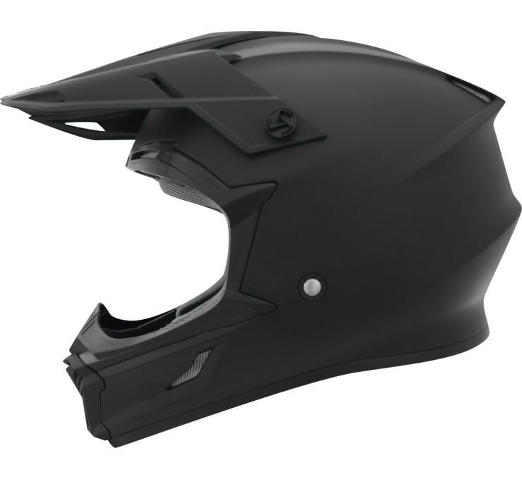 THH T710X Solid Flat Black Helmet - XL - Click Image to Close