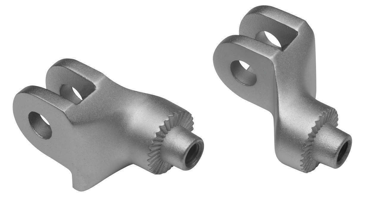 Kuryakyn Splined Front Peg Adapter Silver Fits Triumph Bonneville - Click Image to Close