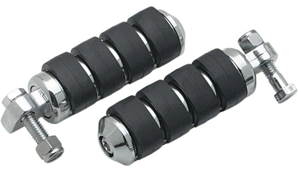 Kuryakyn ISO Peg Small with Male Adapter Chrome (Pair) - Click Image to Close