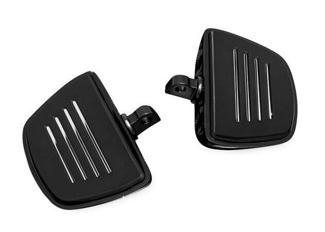 Kuryakyn Premium Mini Boards Black w/ Male Mount Adapters (Pair) - Click Image to Close