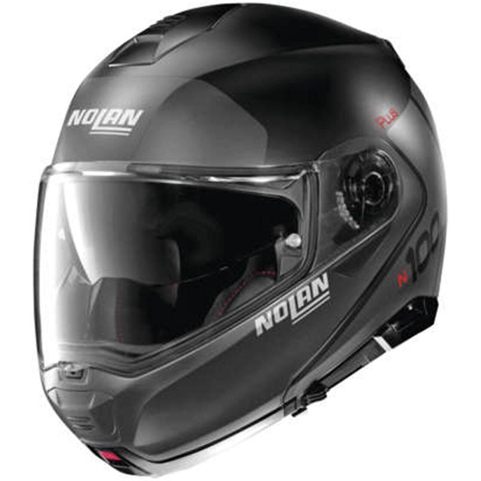 Nolan N100-5 Plus Distinctive Helmet Black/Grey 3XL - Click Image to Close