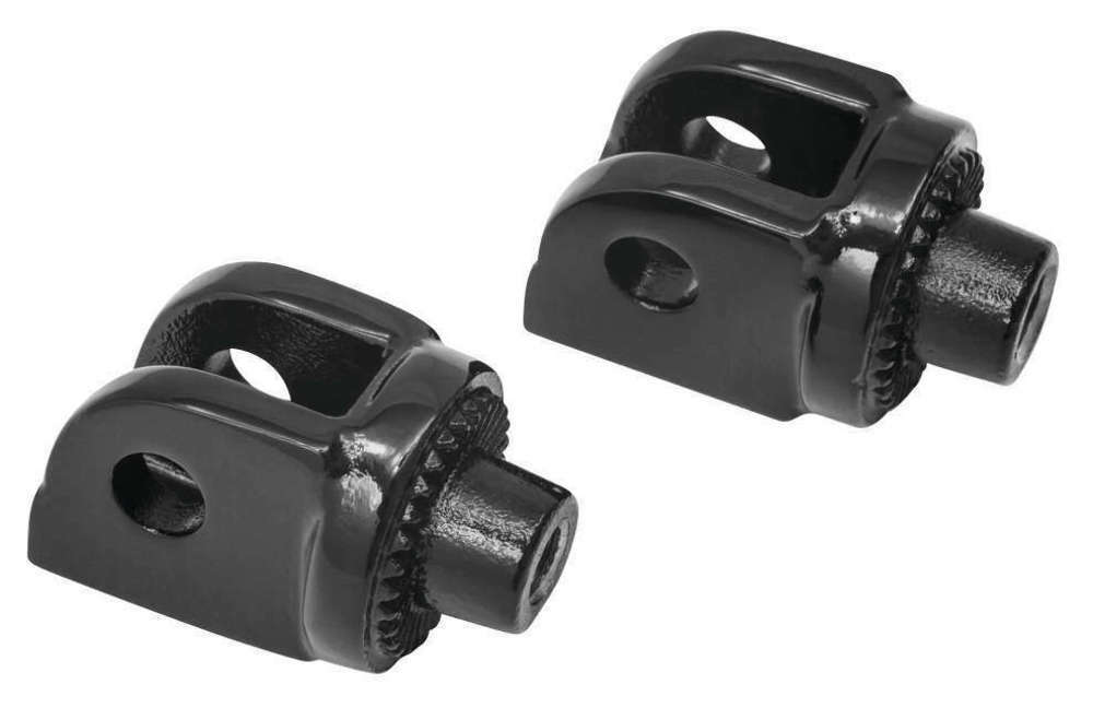Kuryakyn Splined Adapter Mount Gloss Black - Click Image to Close