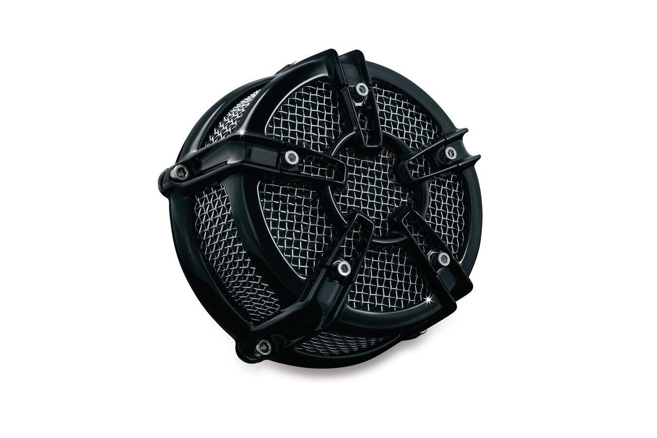 Kuryakyn Mach 2 Co-Ax Air Cleaner Black Fits 93-99 Evo - Click Image to Close