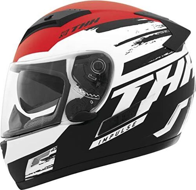 THH Helmets TS-80 Impulse Helmet Black/Red 2XL - Click Image to Close