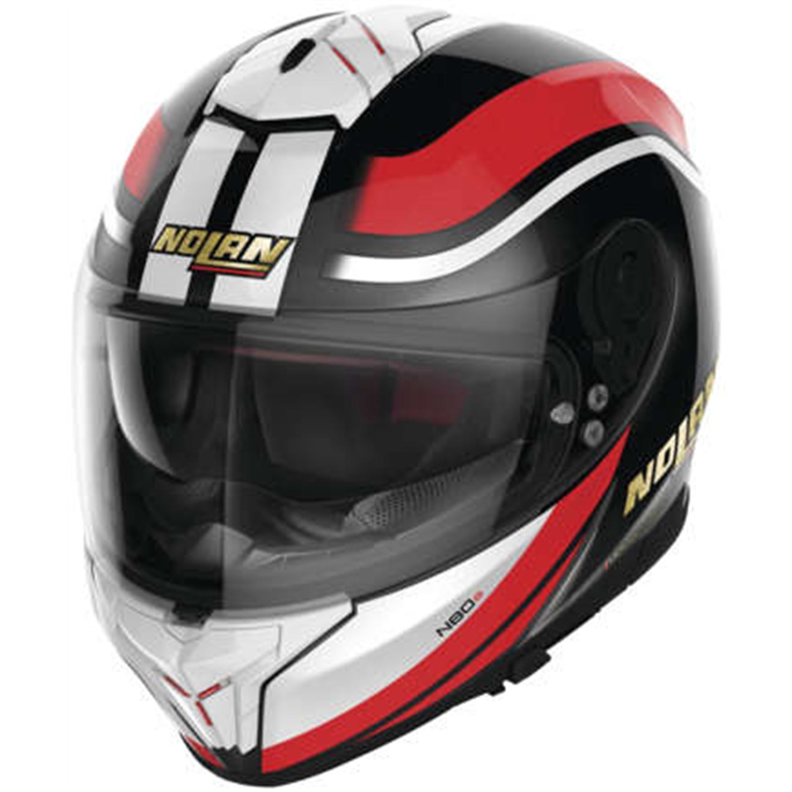 Nolan Helmets N80-8 50th Anniversary Helmet BKRDWT Large - Click Image to Close