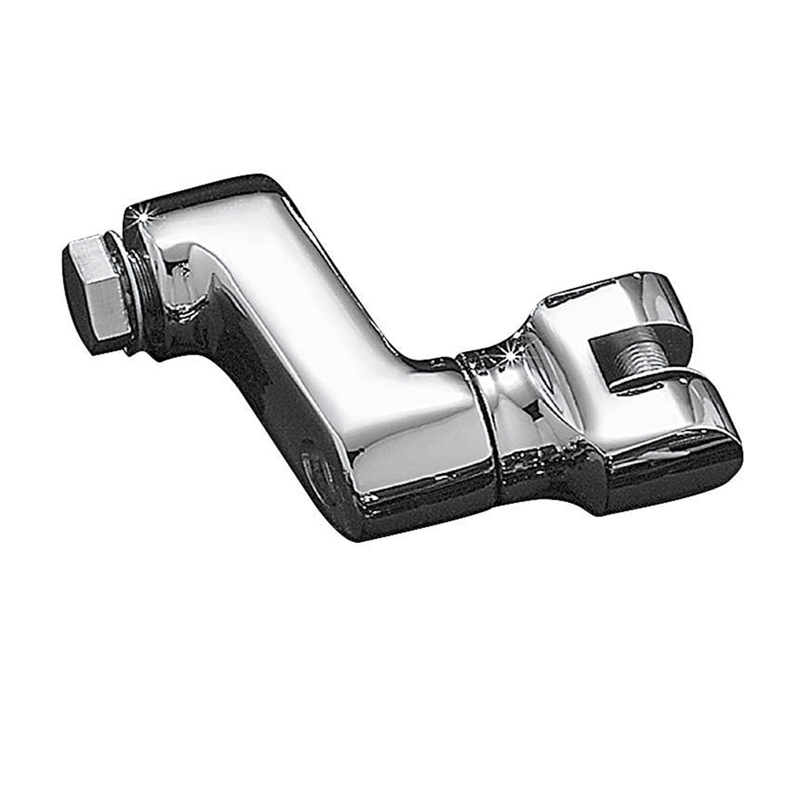 Offset Peg Mount Chrome Pair with 1/2in-13 Bolts by Kuryakyn - Click Image to Close
