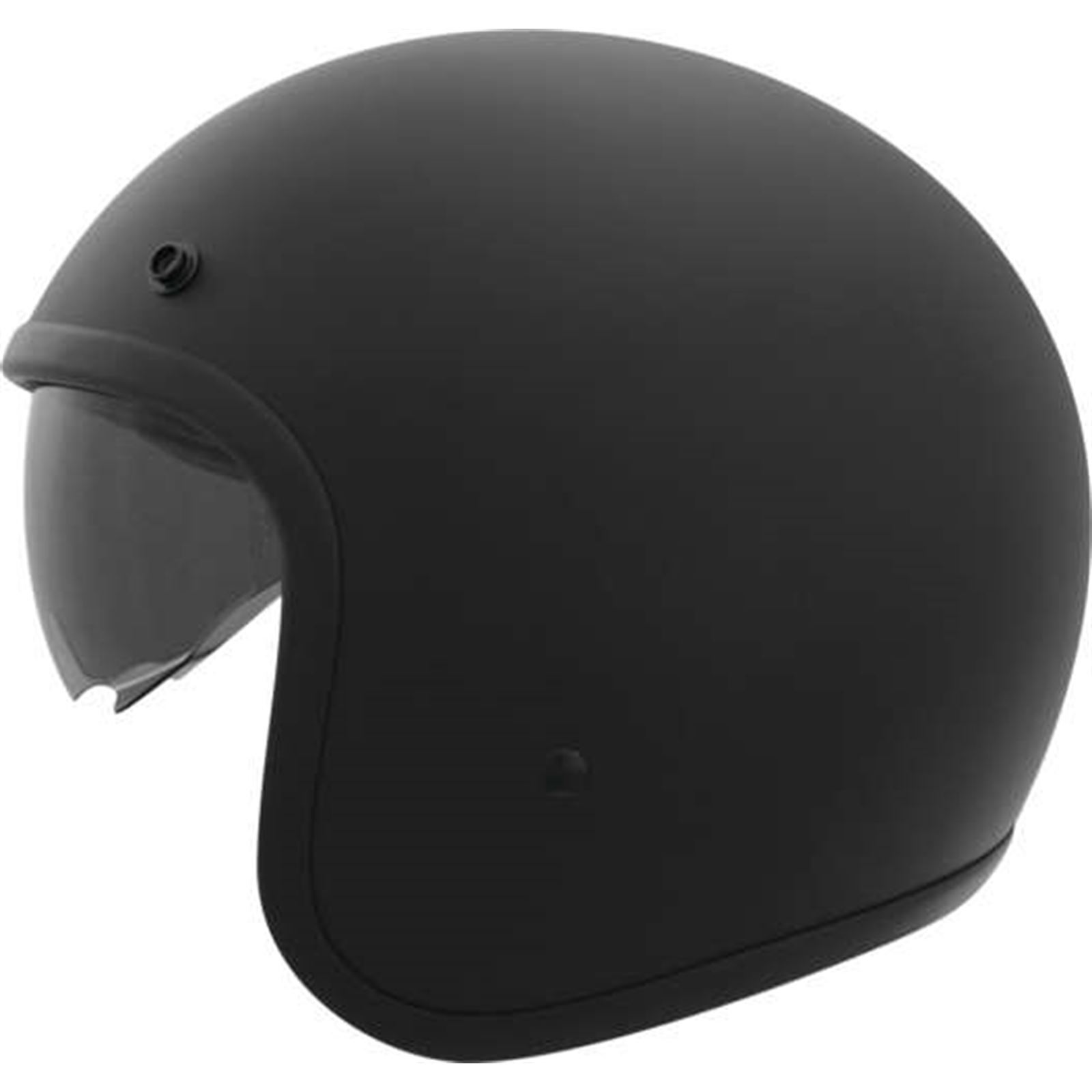 THH T-383 Open Face Helmet Flat Black 2XL - Click Image to Close