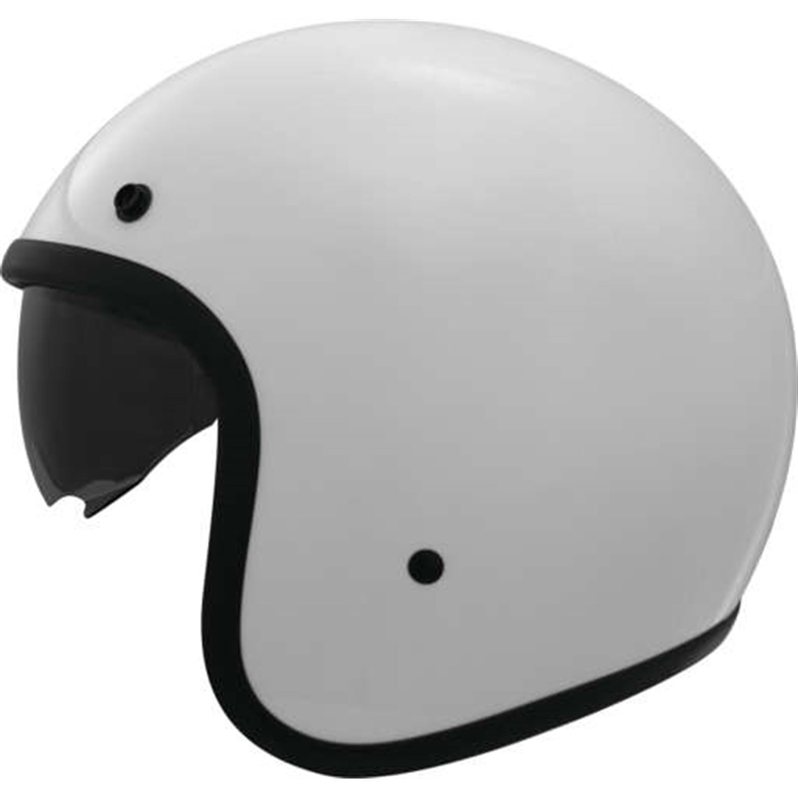 THH Helmets T-383 Open Face Helmet White Small - Click Image to Close