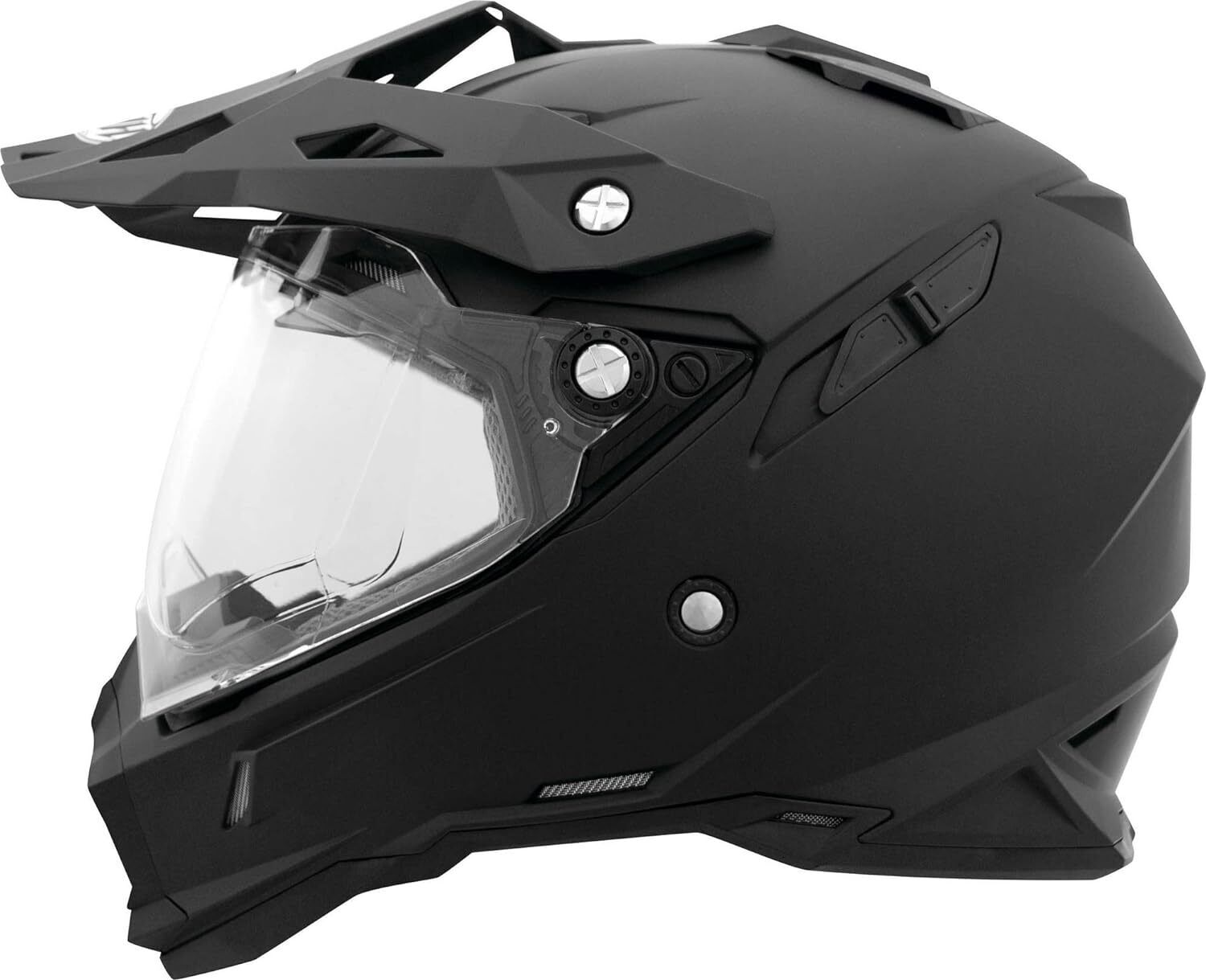 THH TX-28 Dual Sport Helmet Flat Black XS - Click Image to Close