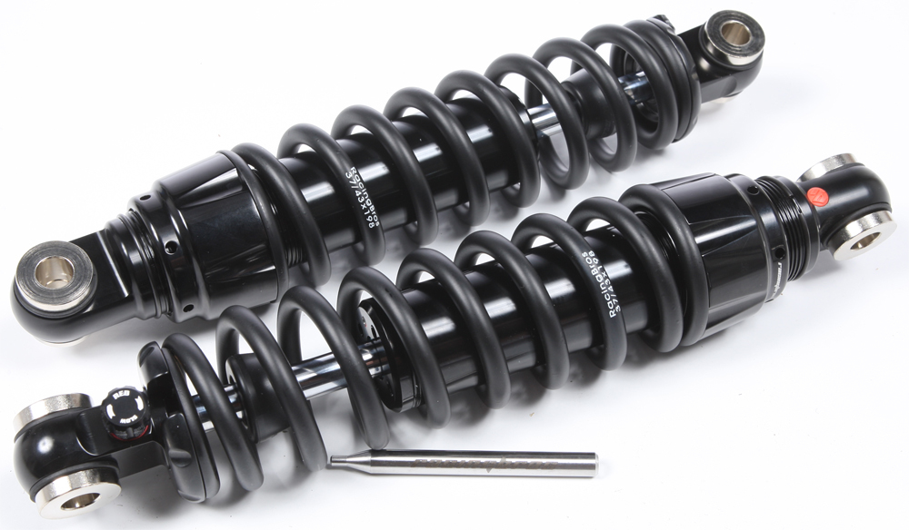 Bazooka Rear Preload/Rebound Adjustable Shocks 12" HVY - For 84-20 HD Touring - Click Image to Close