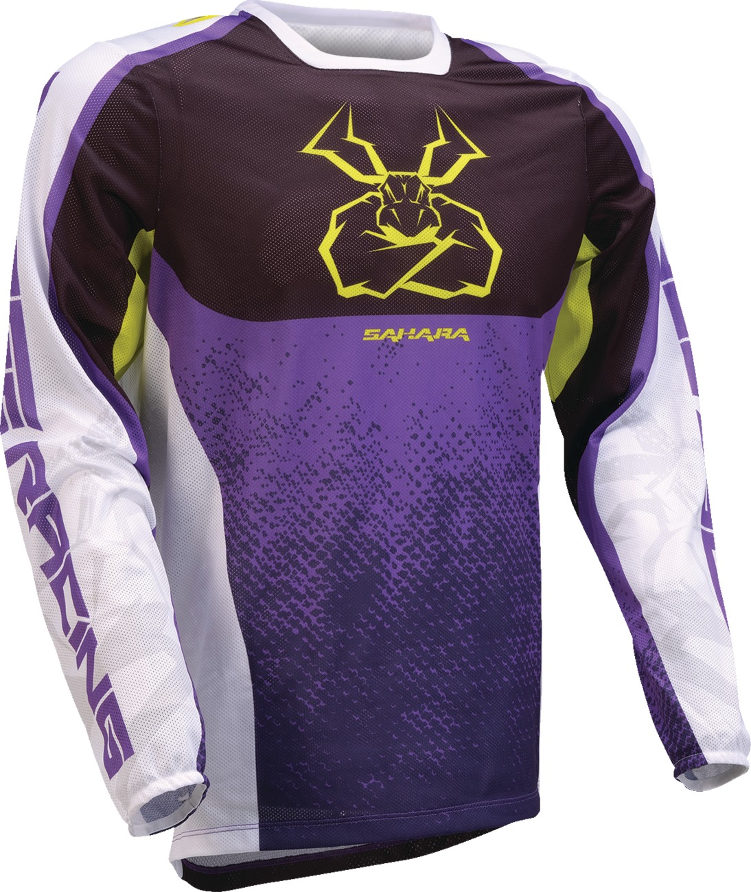 Moose Sahara Jersey 2XL Black Purple Men's Off-Road - Lightweight mesh jersey 2XL Black Purple Men's - Click Image to Close