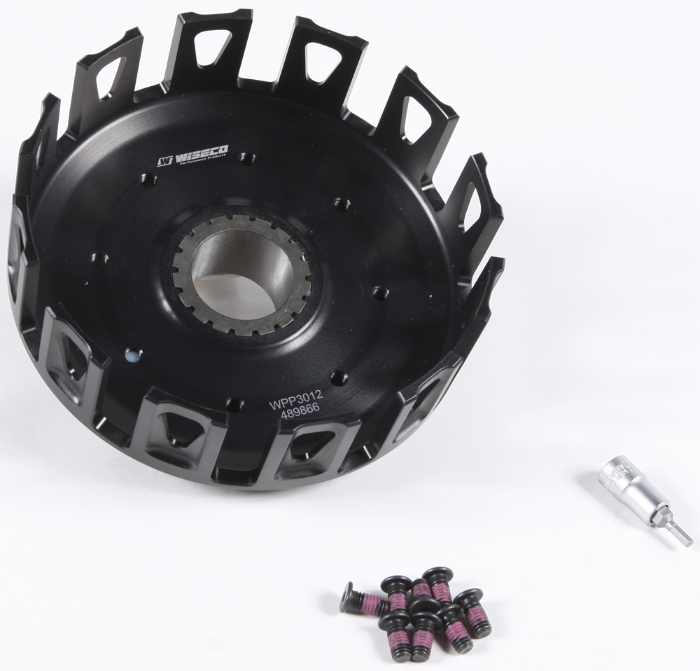Precision Forged Clutch Basket w/ Kickstart Gear - Fits Yamaha WR250 91-97 & YZ250 93-24 - Click Image to Close