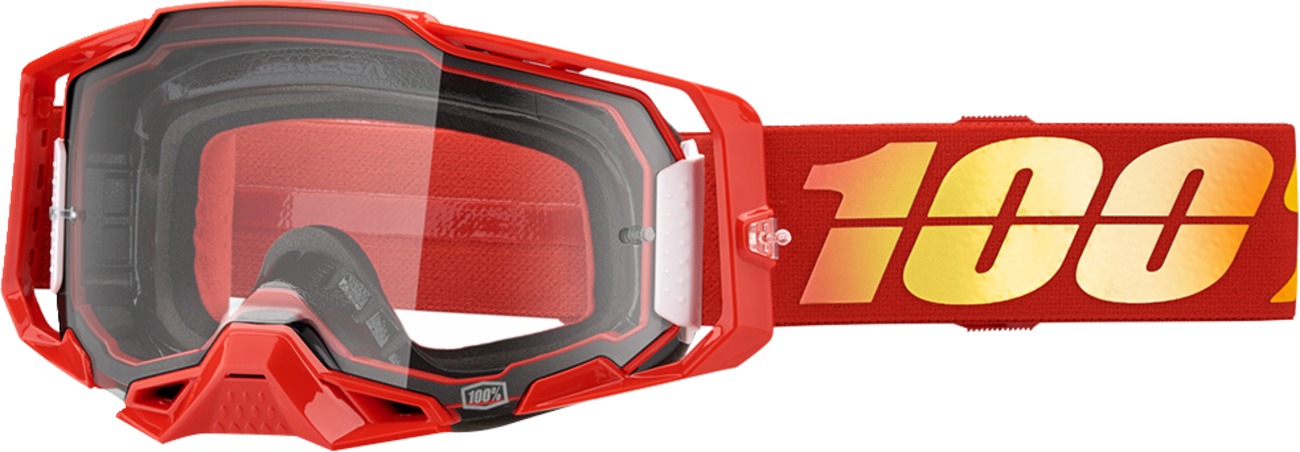 100% Armega Goggles Nuketown Clear Lens Adult Unisex - Ultra HD clear lens offroad goggles for adults - Click Image to Close