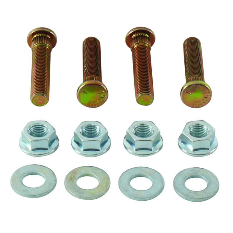 QuadBoss Wheel Stud & Nut Kit For 09-10 Polaris Ranger 500 EFI - Front wheel stud & nut kit for Polaris Ranger 500 EFI - Click Image to Close