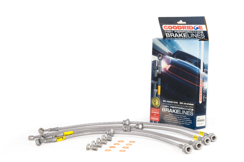 Goodridge G-STOP SS Braided Brake Line Kit Fits 00-06 Nissan Sentra 2.0L ABS - Click Image to Close