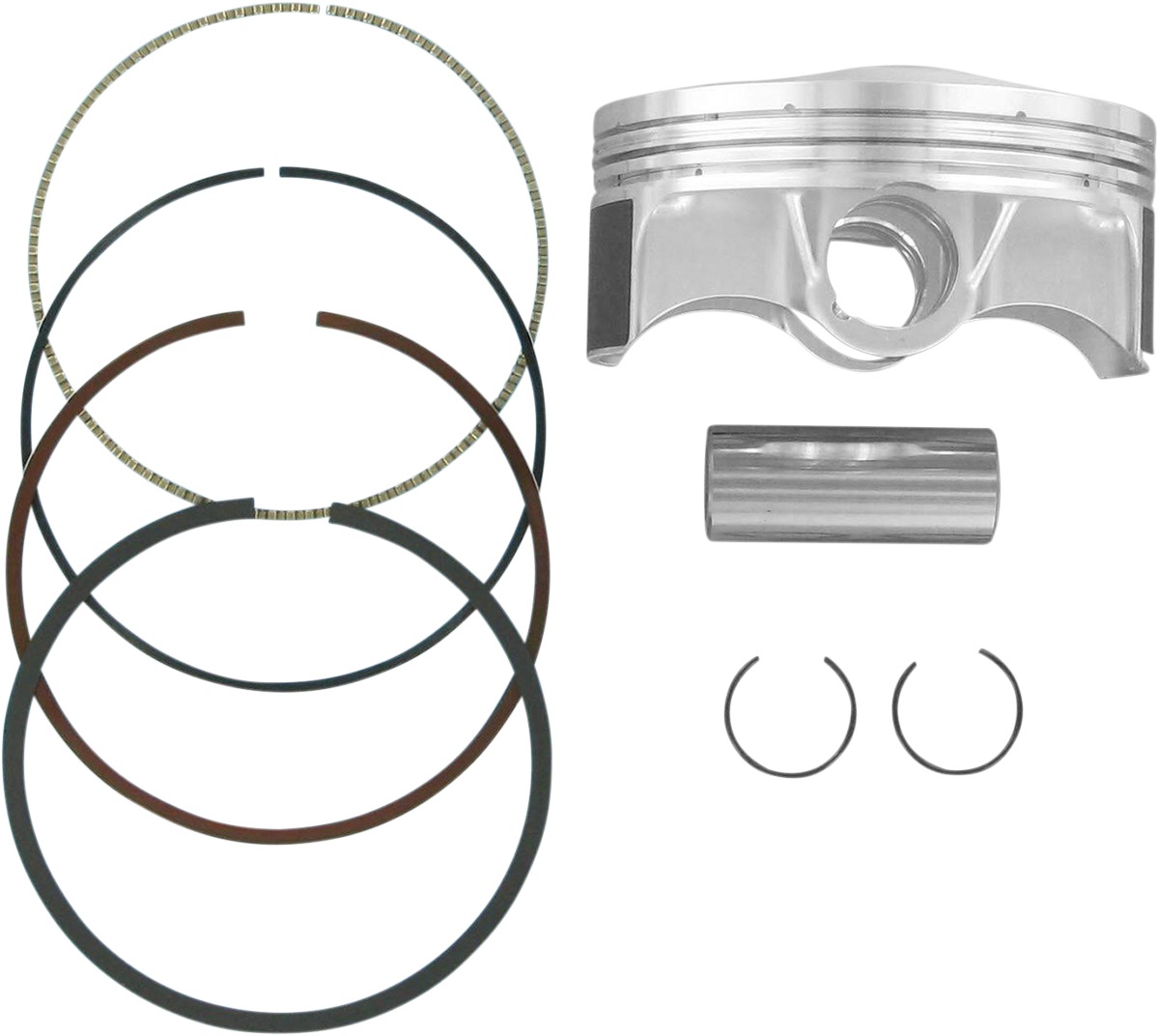 Wiseco 13.1:1 Piston Kit 94.00mm Std Bore For Honda TRX450R 04-05 - Click Image to Close