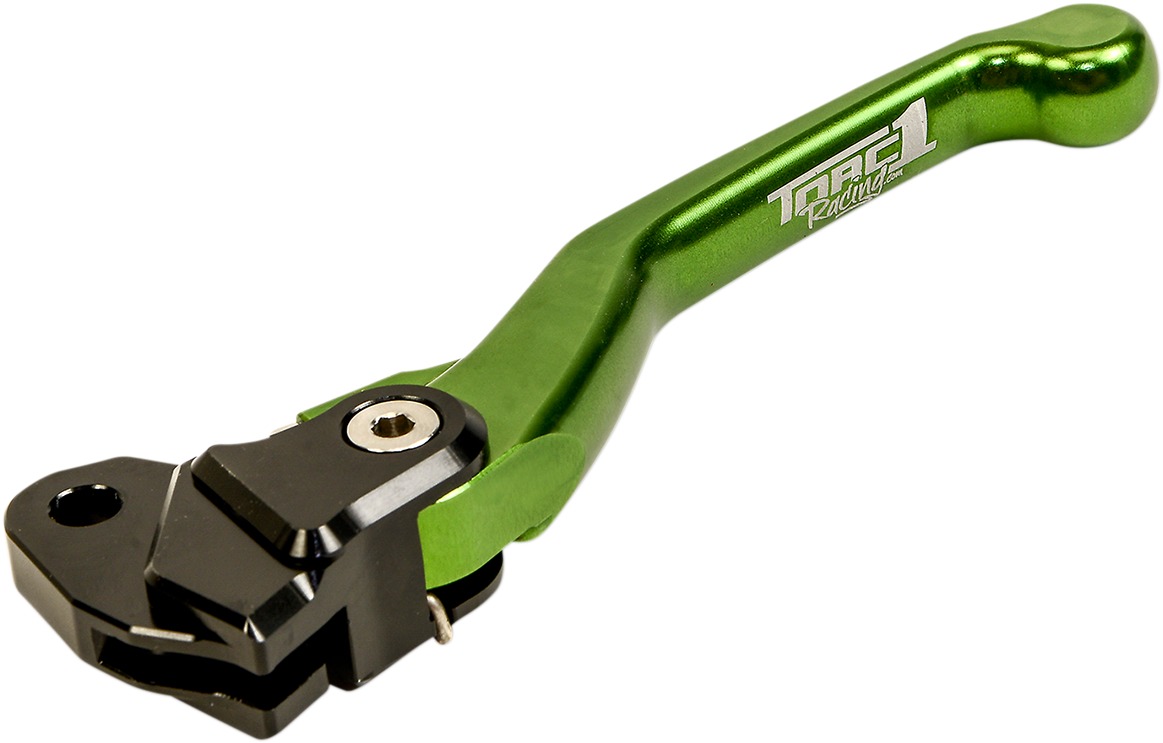 Vengeance Aluminum Mechanical Clutch Lever Green - For 05-19 Kawasaki KX - Click Image to Close