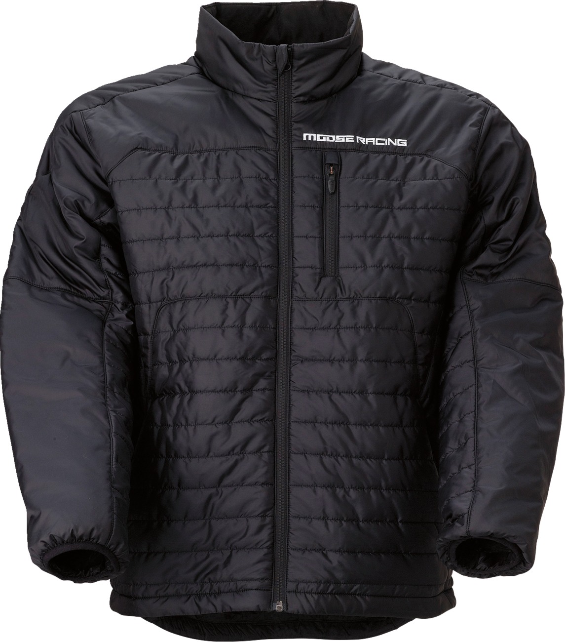Moose Offroad Distinction Jacket Black Men's Medium - Lightweight zip-front soft shell jacket, Black, Men's M - Click Image to Close