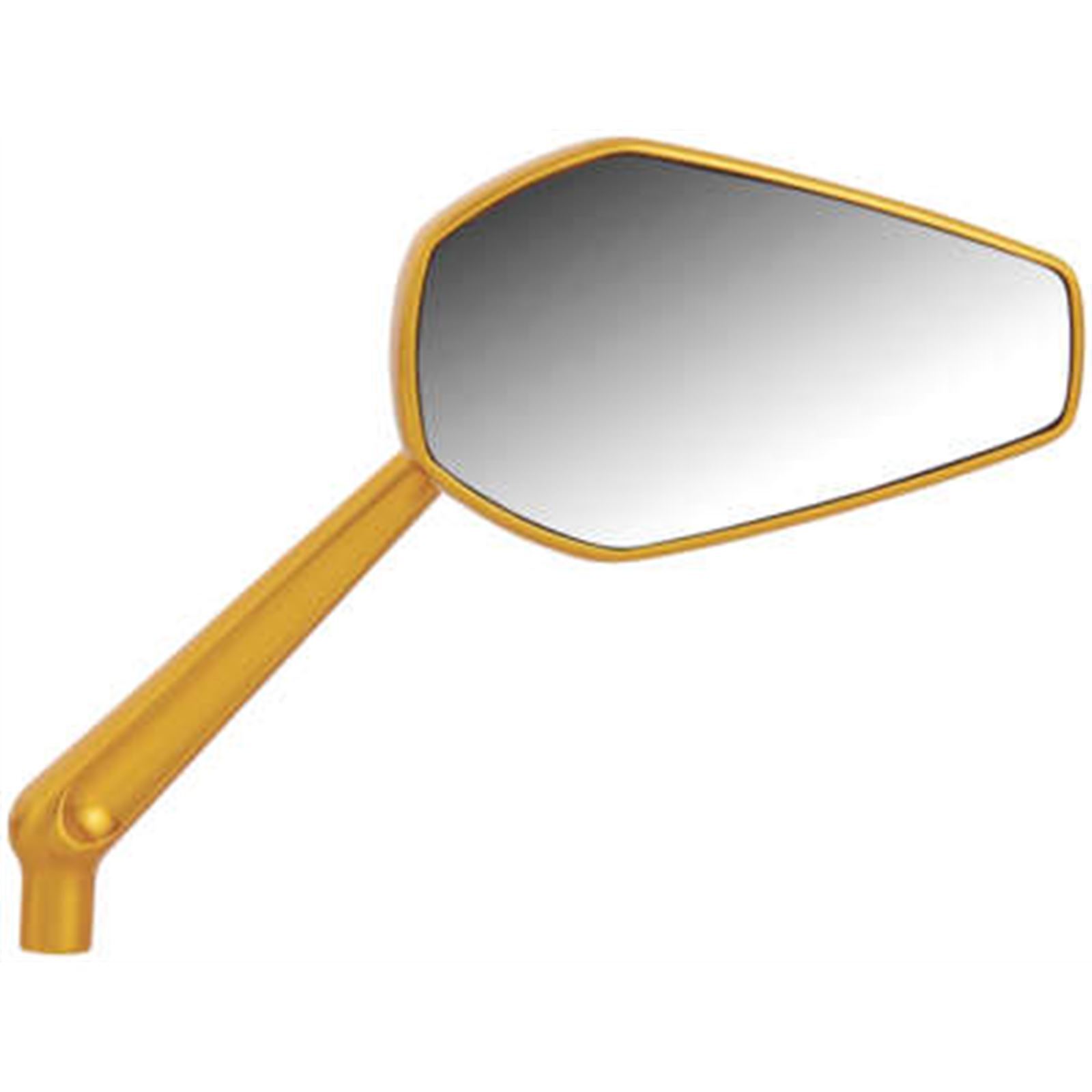 Arlen Ness Mini Stocker Mirror Right Side Gold - Click Image to Close