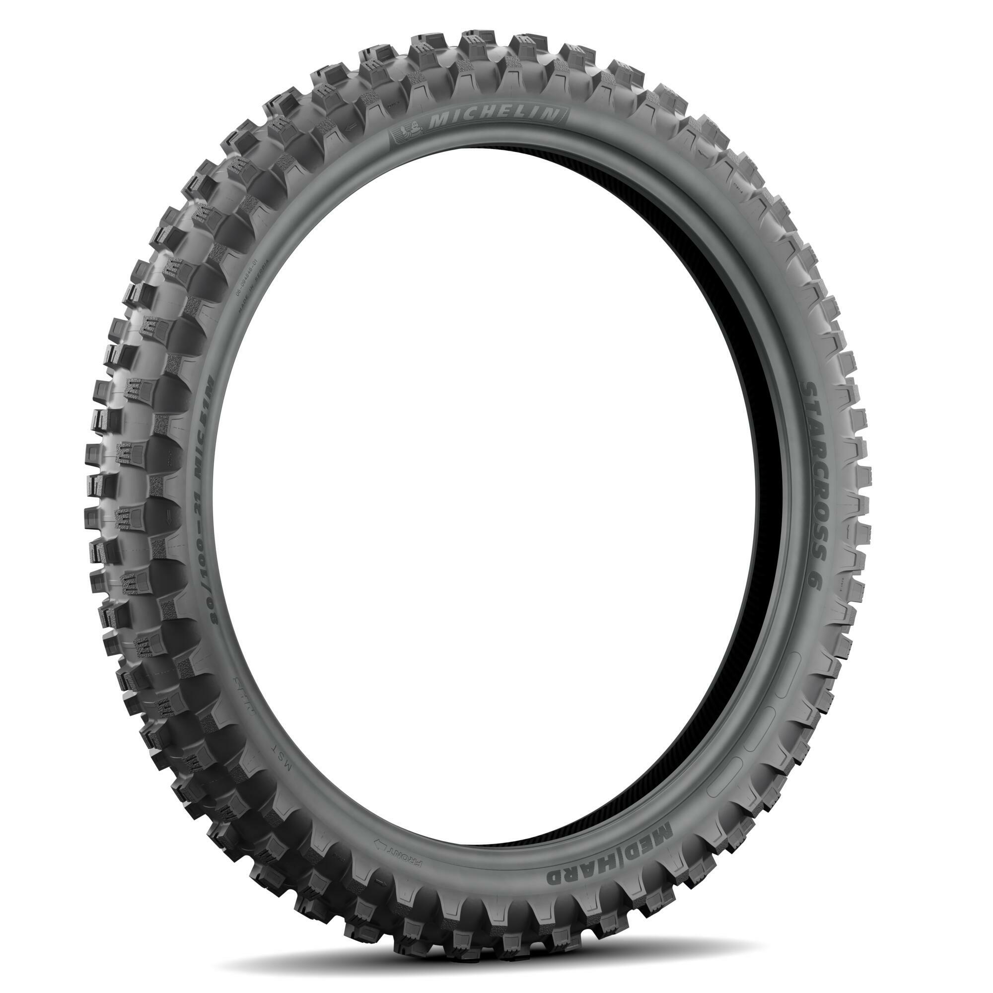 Starcross 6 Medium/Hard Front Tire 80/100-21 - Click Image to Close