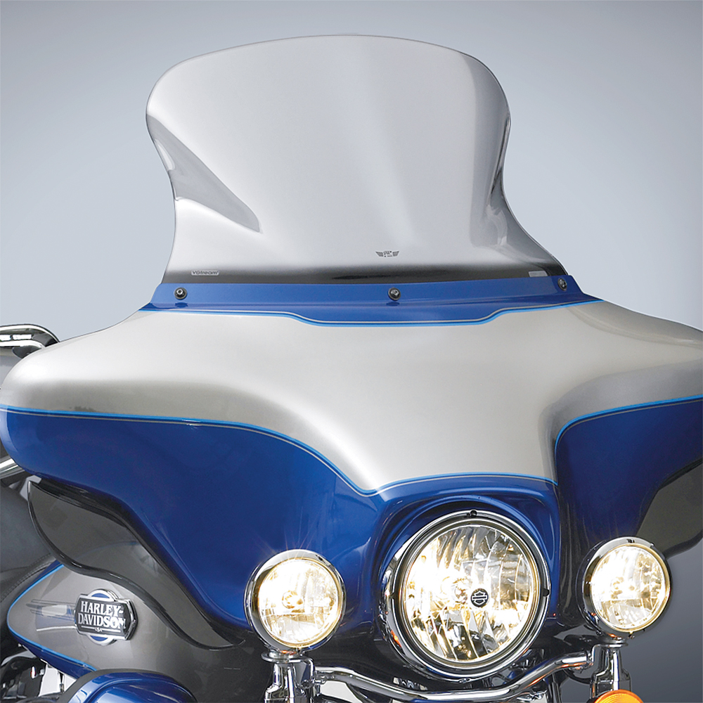 Vstream Windscreen Clear 14" - For 96-13 HD Touring FLH - Click Image to Close