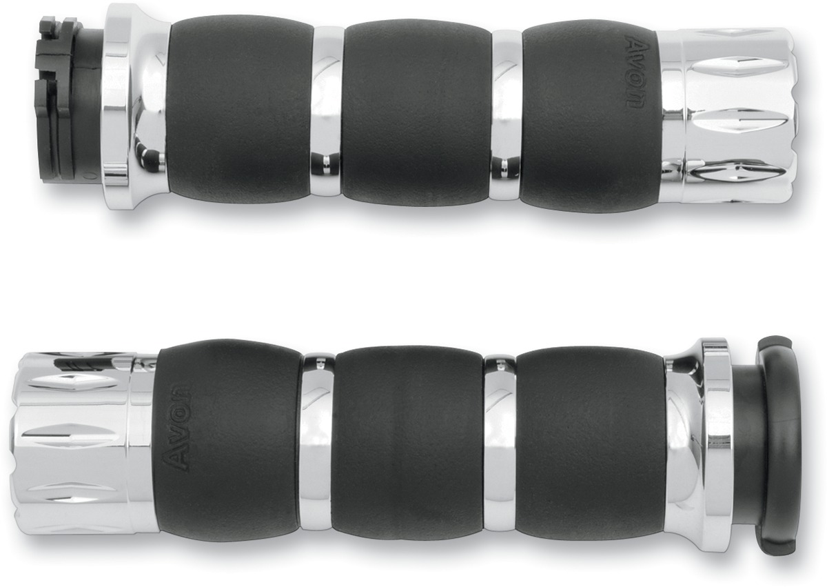Velvet Air Grips Rival Throttle Slide 1" Black by Avon - Click Image to Close