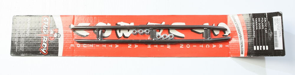 Stud Boy Round Runner Bars 4" Fits 90-96 Ski Doo Safari Formula Skandic - Click Image to Close