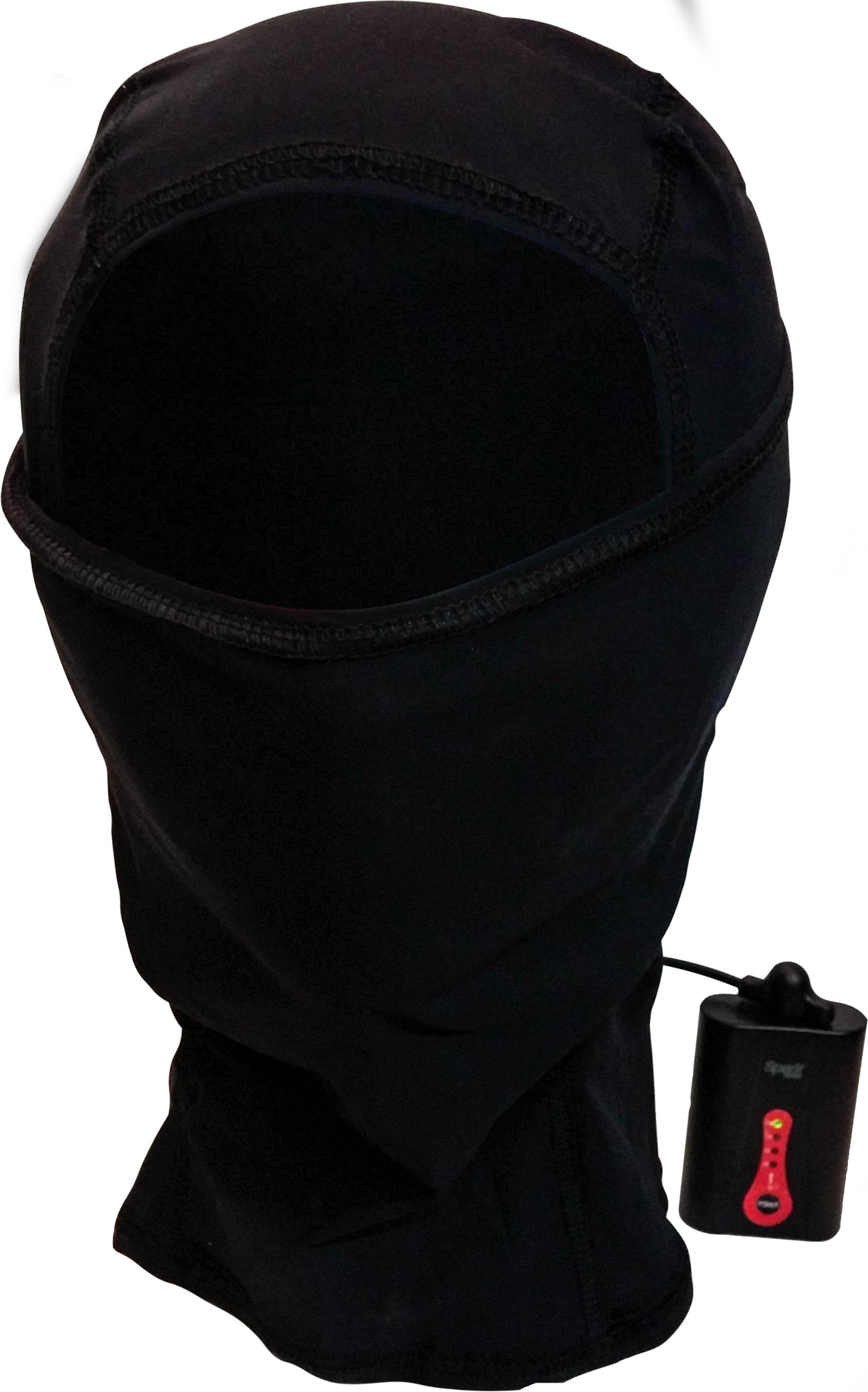 California Heat 7V Heated Balaclava Black One Size - Heated balaclava, black, one size, 7V battery powered - Click Image to Close