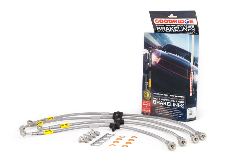 Goodridge G-STOP SS Braided Brake Line Kit Fits 2002 Acura RSX Type S - Click Image to Close