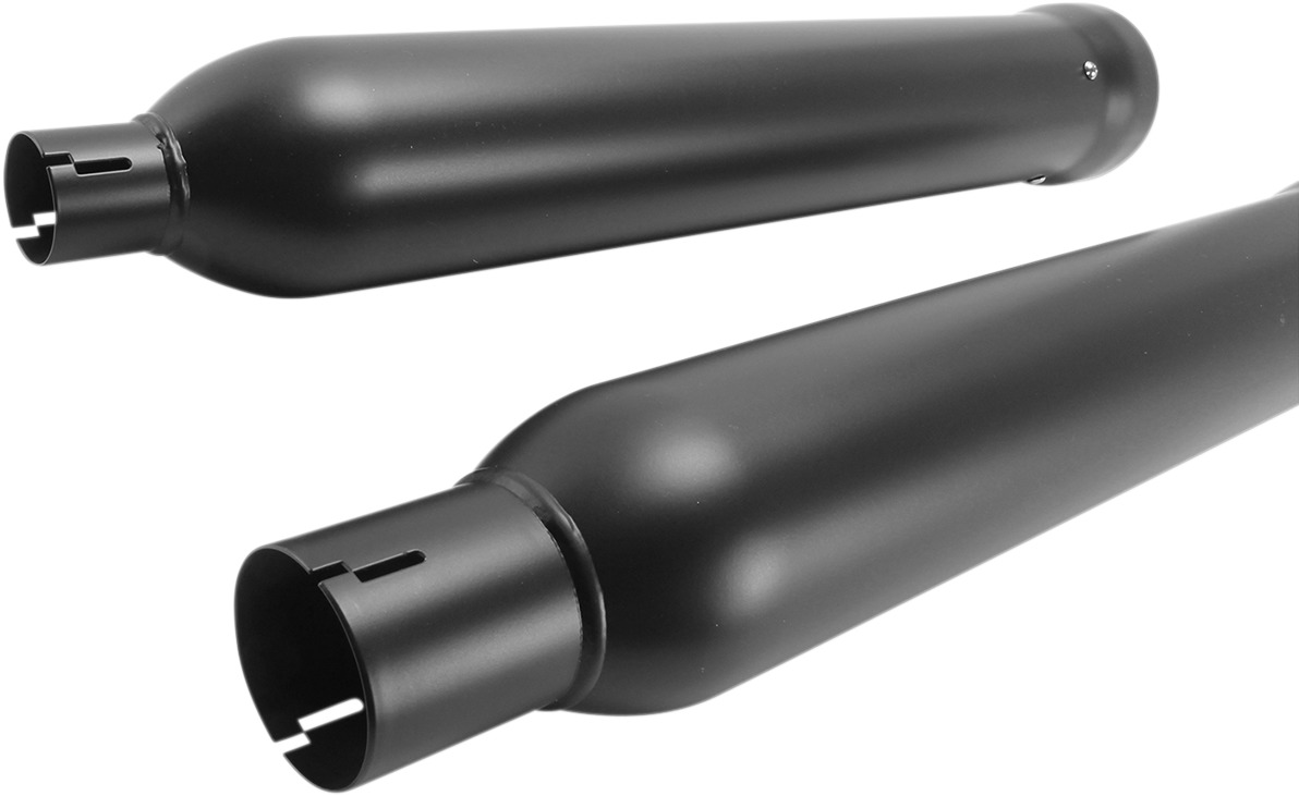 Cobra 4" Neighbor Hater Mufflers Black for FLH/FLT 17-22 Models - Click Image to Close