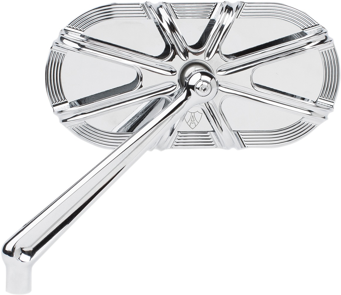 Arlen Ness 10-Gauge Left Mirror Chrome - Click Image to Close