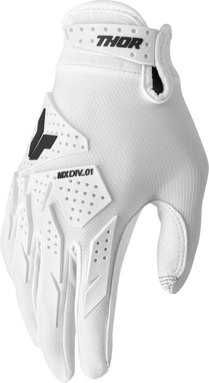 Thor Launchmode XP Gloves - White XL - Click Image to Close