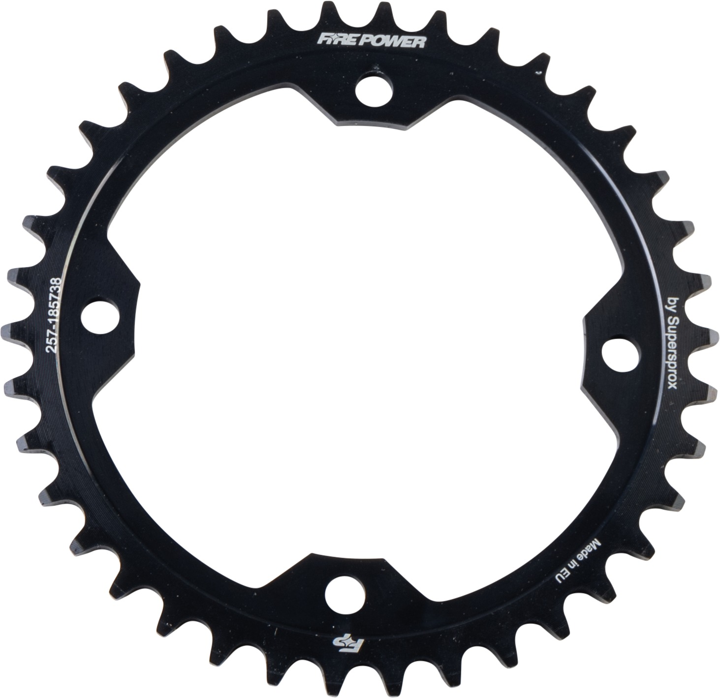 Fire Power Rear Steel Sprocket 38T Black For Yamaha YFZ/YFM/Raptor - Click Image to Close