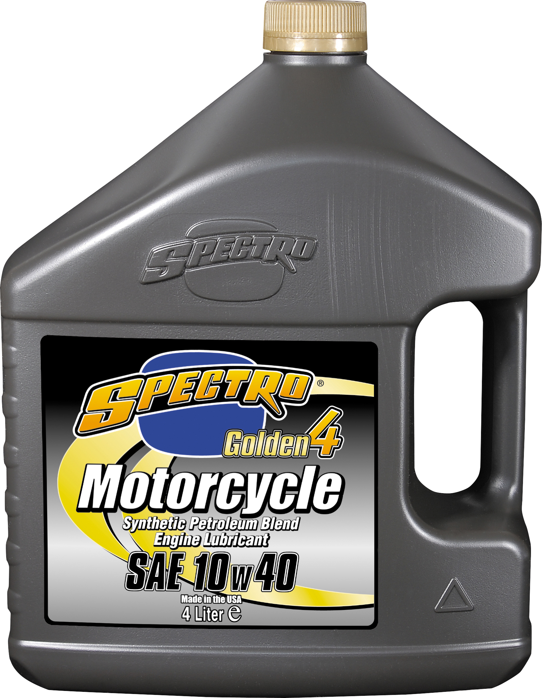 Spectro Golden M/C Semi-Syn 4T 10W40 Oil 4L - Click Image to Close