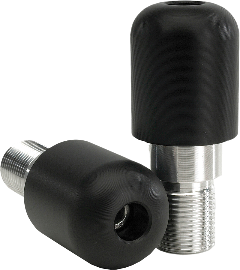 Vortex Bar End Slider Black For Kawasaki Models - Bar end slider for select Kawasaki motorcycles - Click Image to Close